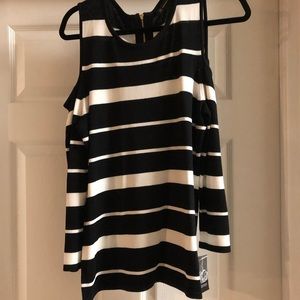 INC International Concepts Cold Shoulder Top.